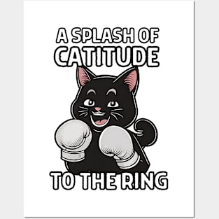 Boxing Cat Posters and Art